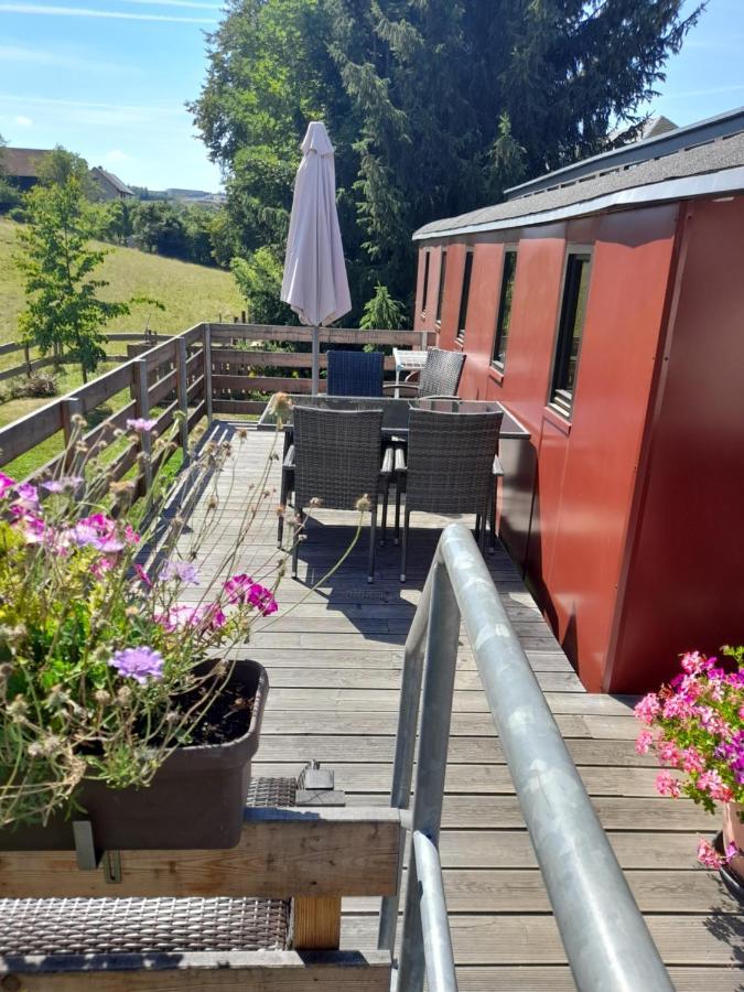 Eisenbahnromantik Im Urlaub Heinsdorfergrund 外观 照片
