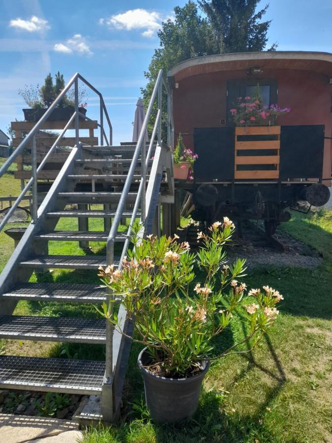 Eisenbahnromantik Im Urlaub Heinsdorfergrund 外观 照片