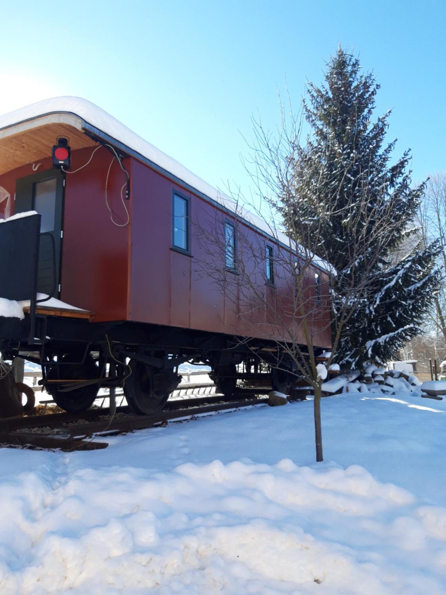 Eisenbahnromantik Im Urlaub Heinsdorfergrund 外观 照片